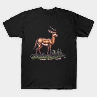 Gazelle in Pixel Form T-Shirt